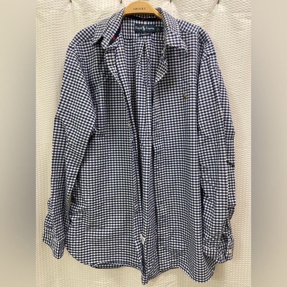 Ralph Lauren Woven buttons down t-shirt